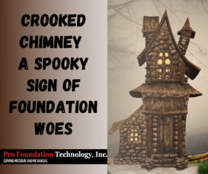Witches house with crooked chimney